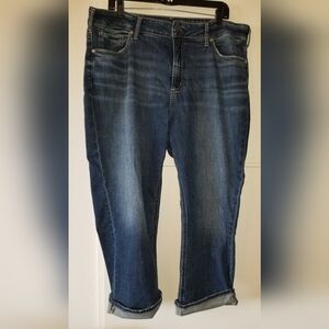 Silver Jeans Avery Capri 18W